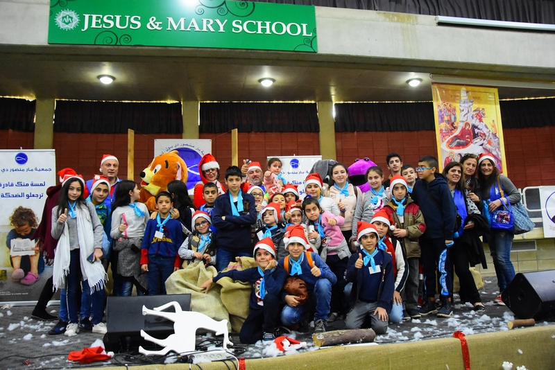 Saint Vincent de paul celebrating Christmas at Jesus & Mary school